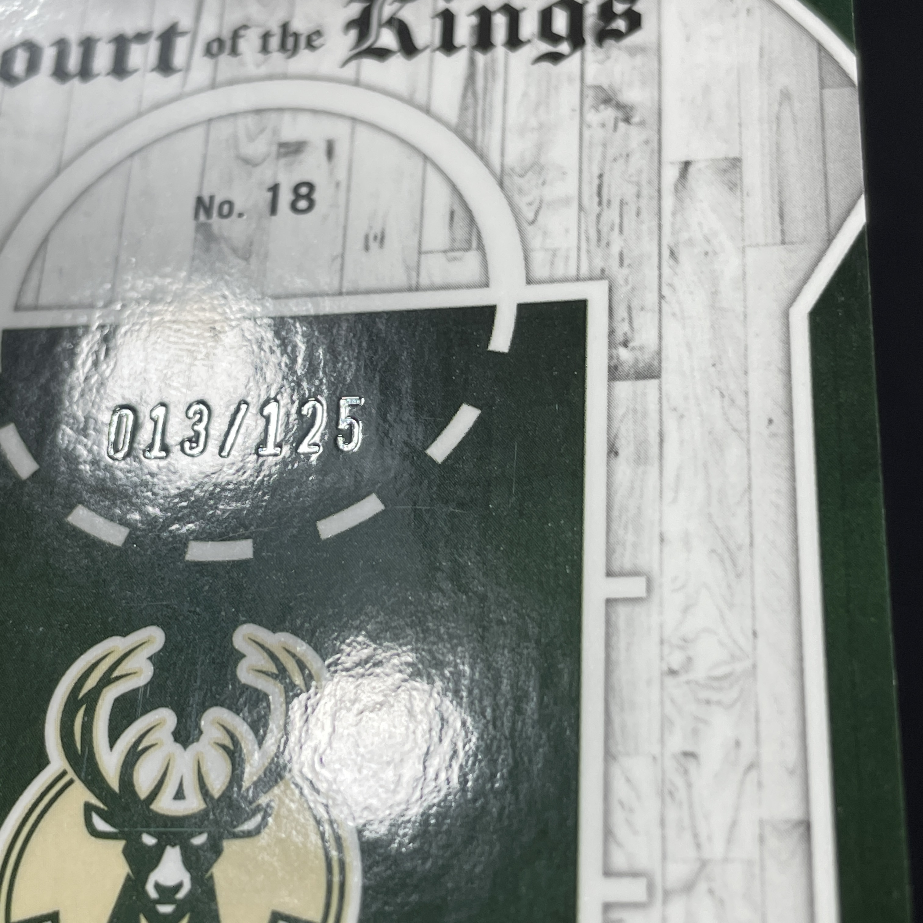 young熊猫 2023-24 Panini Phoenix 凤凰 Giannis Antetokounmpo 扬尼斯 阿德托昆博 字母哥 雄鹿 Court of the Kings特卡 /125编 红折 折射 瑕疵如图-纪-20