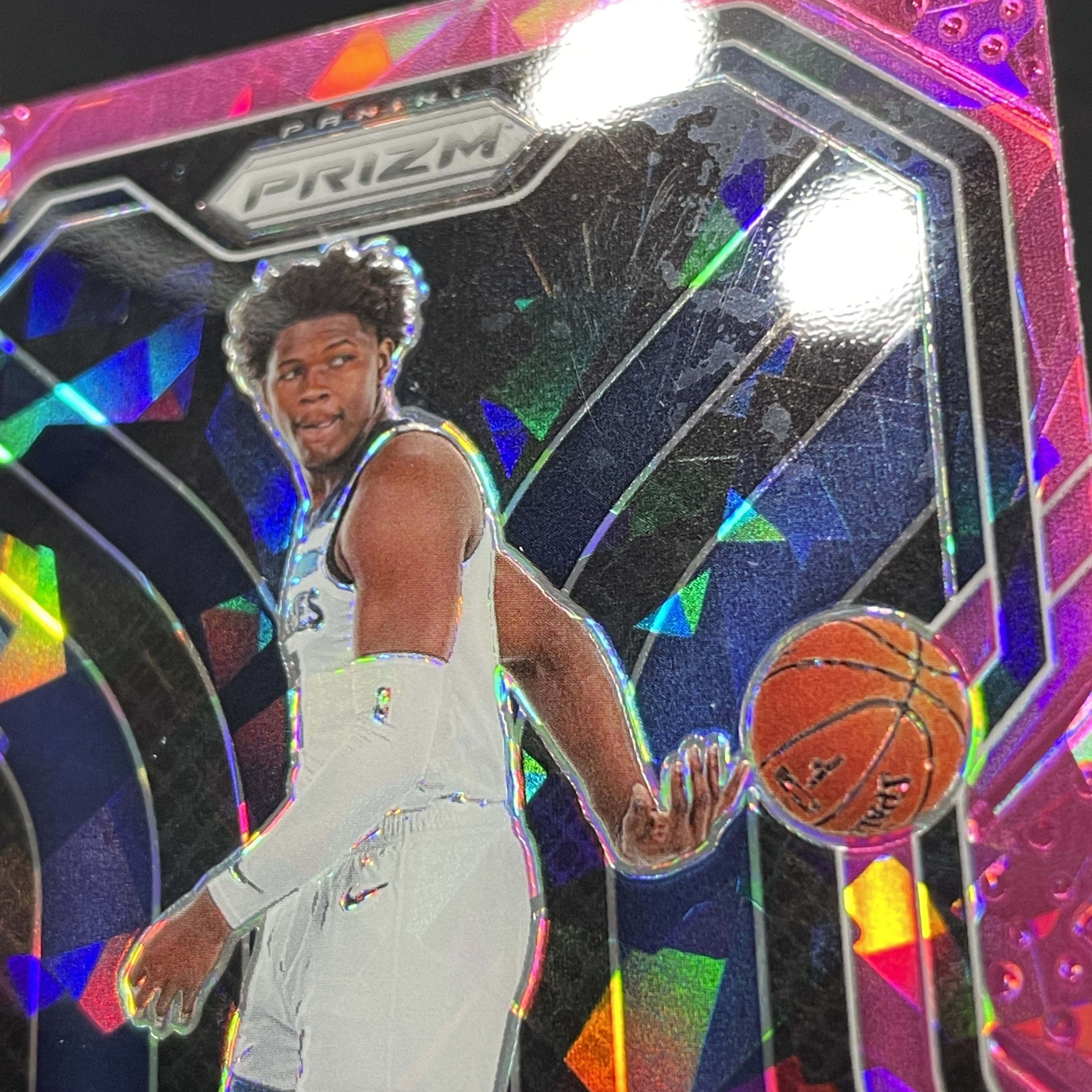 young熊猫 2020-21 Panini Prizm pz 安东尼 爱德华兹 华子 Anthony Edwards 森林狼 状元 新秀 RC 粉碎冰折 折射 瑕疵如图-纪-21