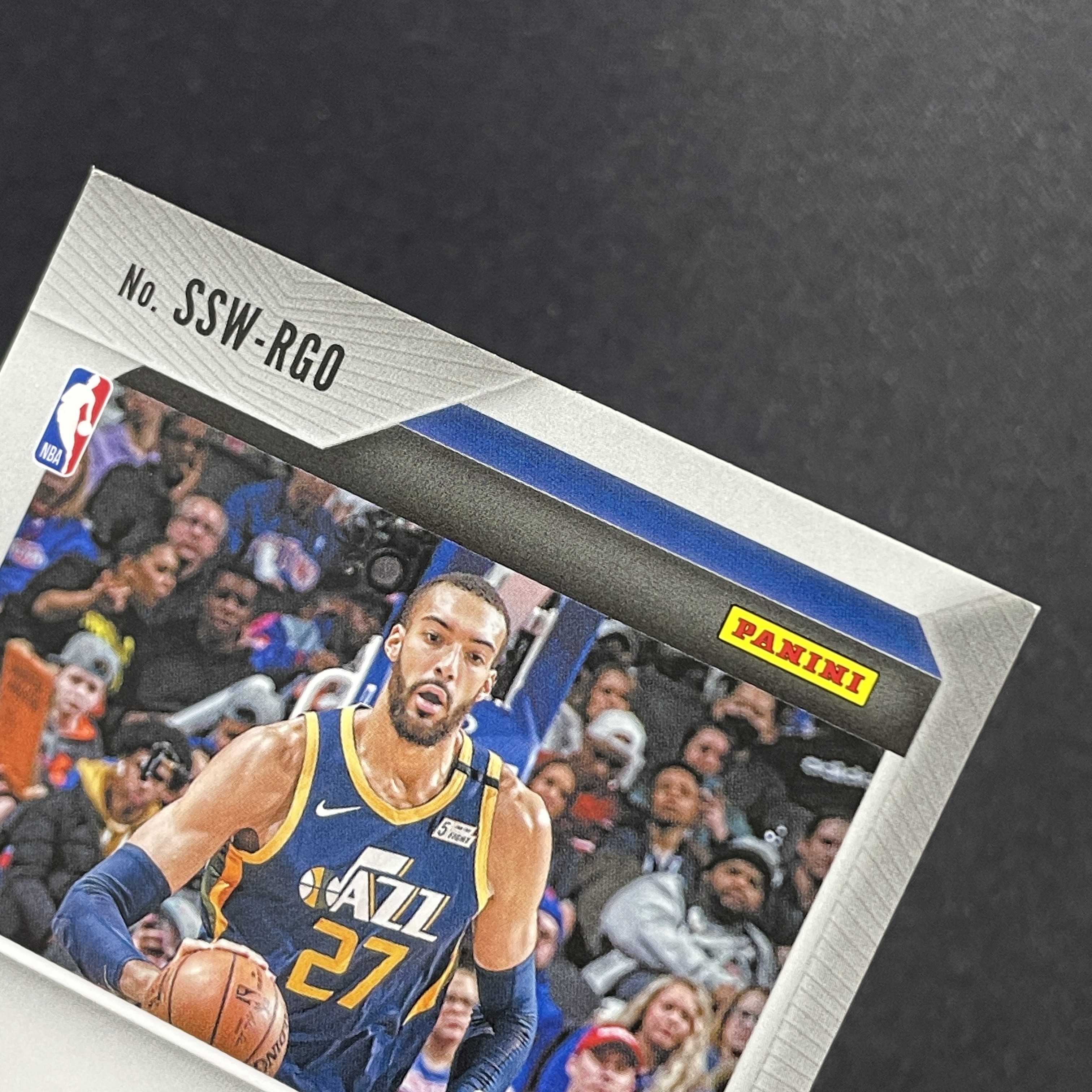 young熊猫 2020-21 Panini Prizm pz Rudy Gobert 鲁迪 戈贝尔 爵士 GU落场 亲穿球衣 Jersey 物料 法棍 瑕疵如图-纪-24