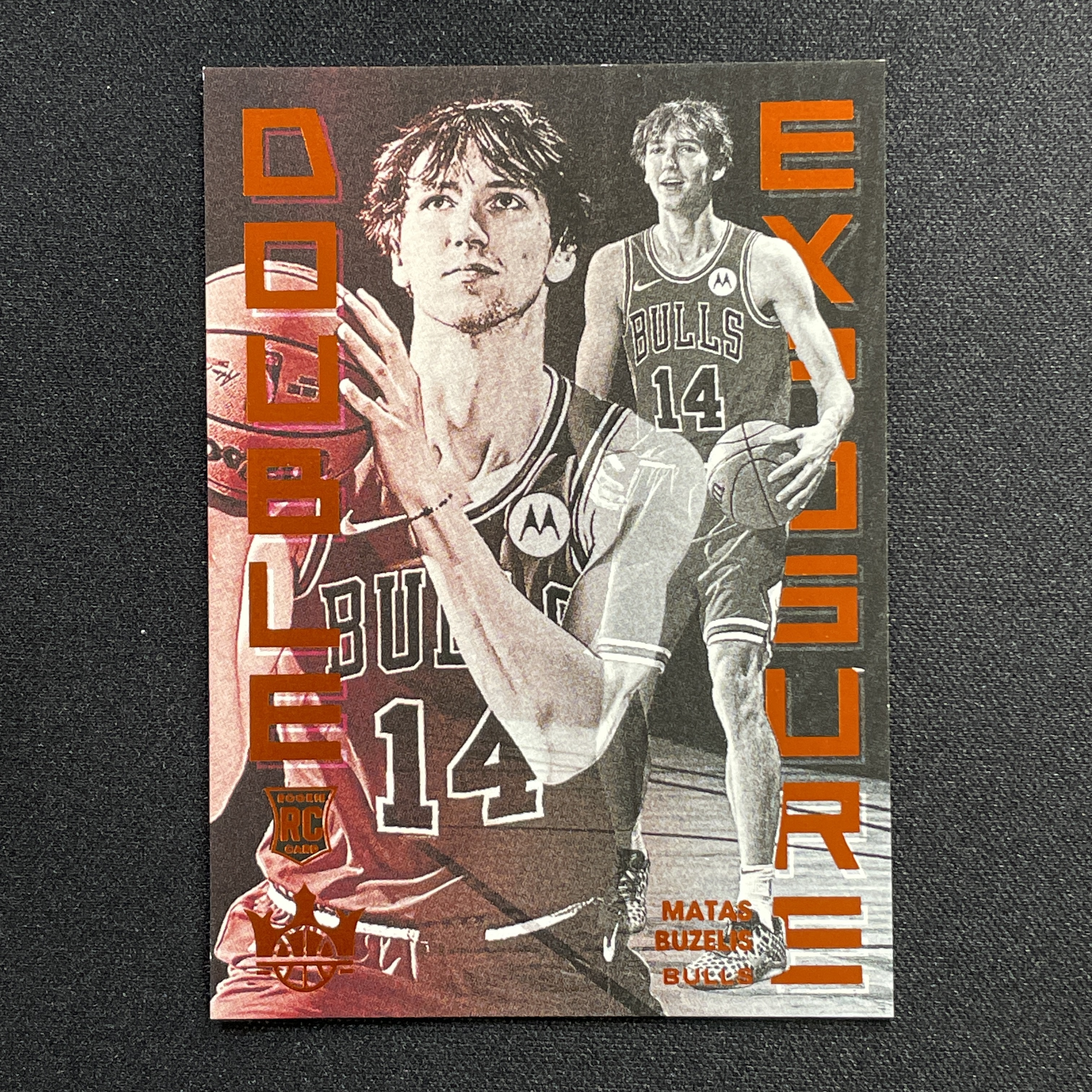 young熊猫 2024-25 Panini Court Kings 油画 马塔斯·布泽利斯 Matas Buzelis 公牛 新秀RC 06/99编 双重曝光特卡-纪-24