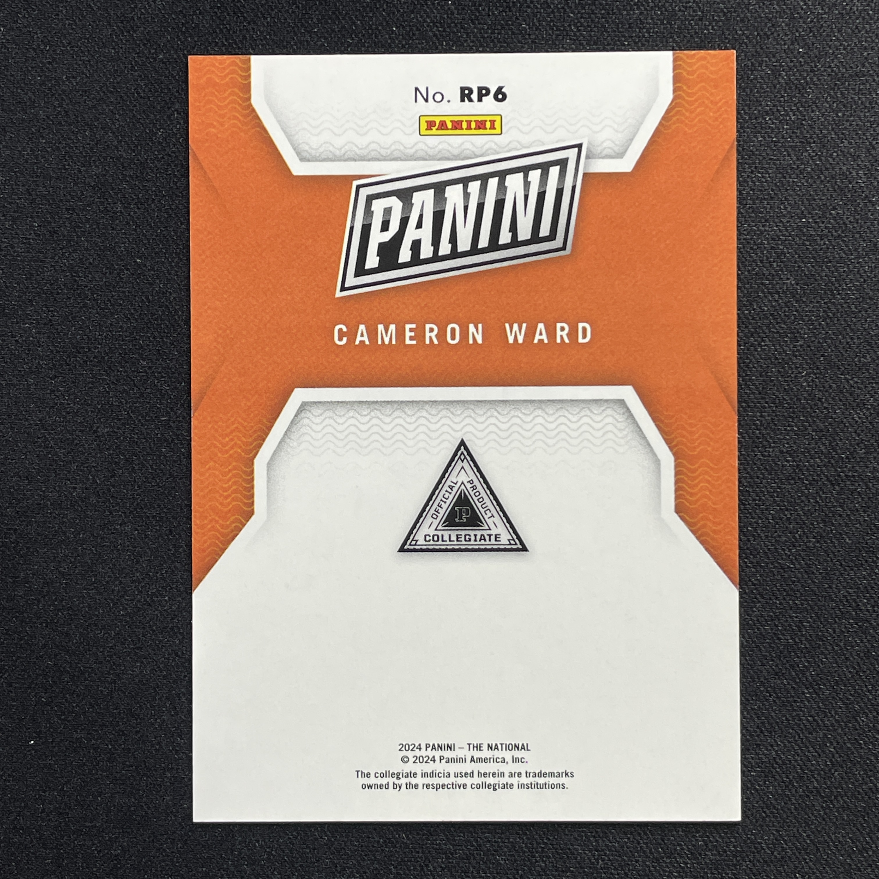 young熊猫 2024 Panini The National 国展包 橄榄球NFL Cameron Ward 卡梅伦 沃德 新秀RC 81/99编 红折 折射-纪-24
