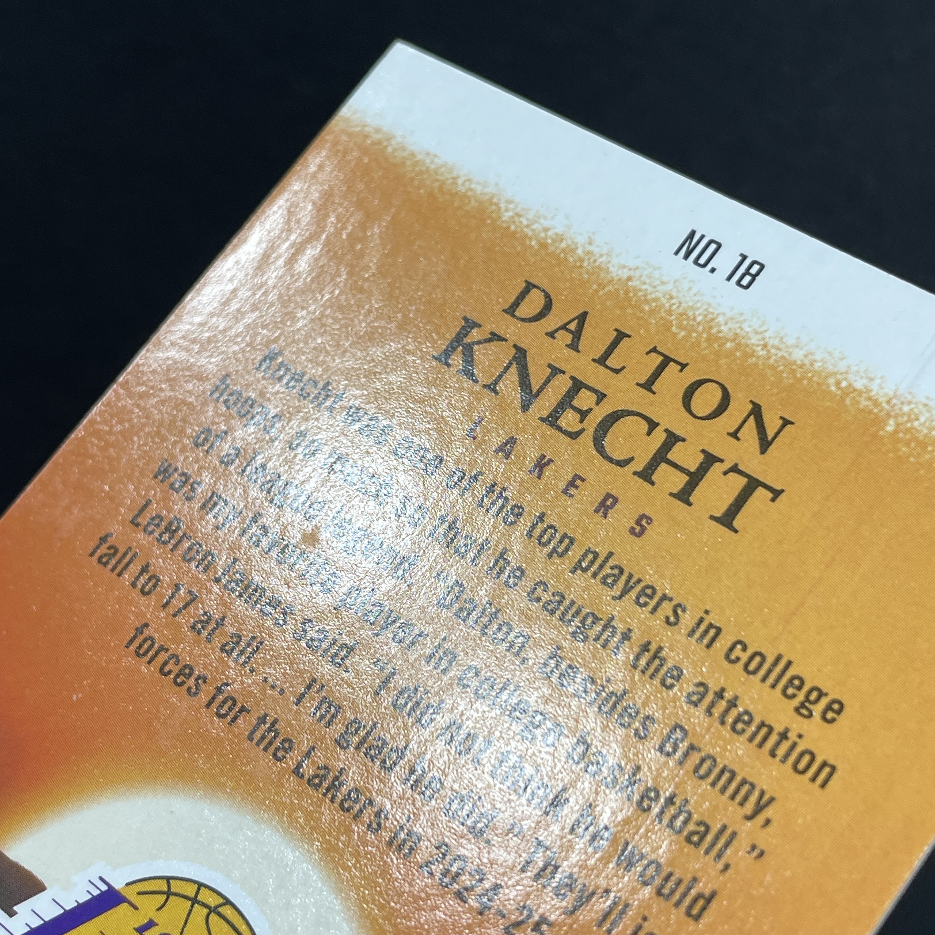 young熊猫 2024-25 Panini Origins 起源 Dalton Knecht 达尔顿 克内克特 湖人 新秀 RC /25编 蓝平行 Dawn 曙光特卡 瑕疵如图-纪-24
