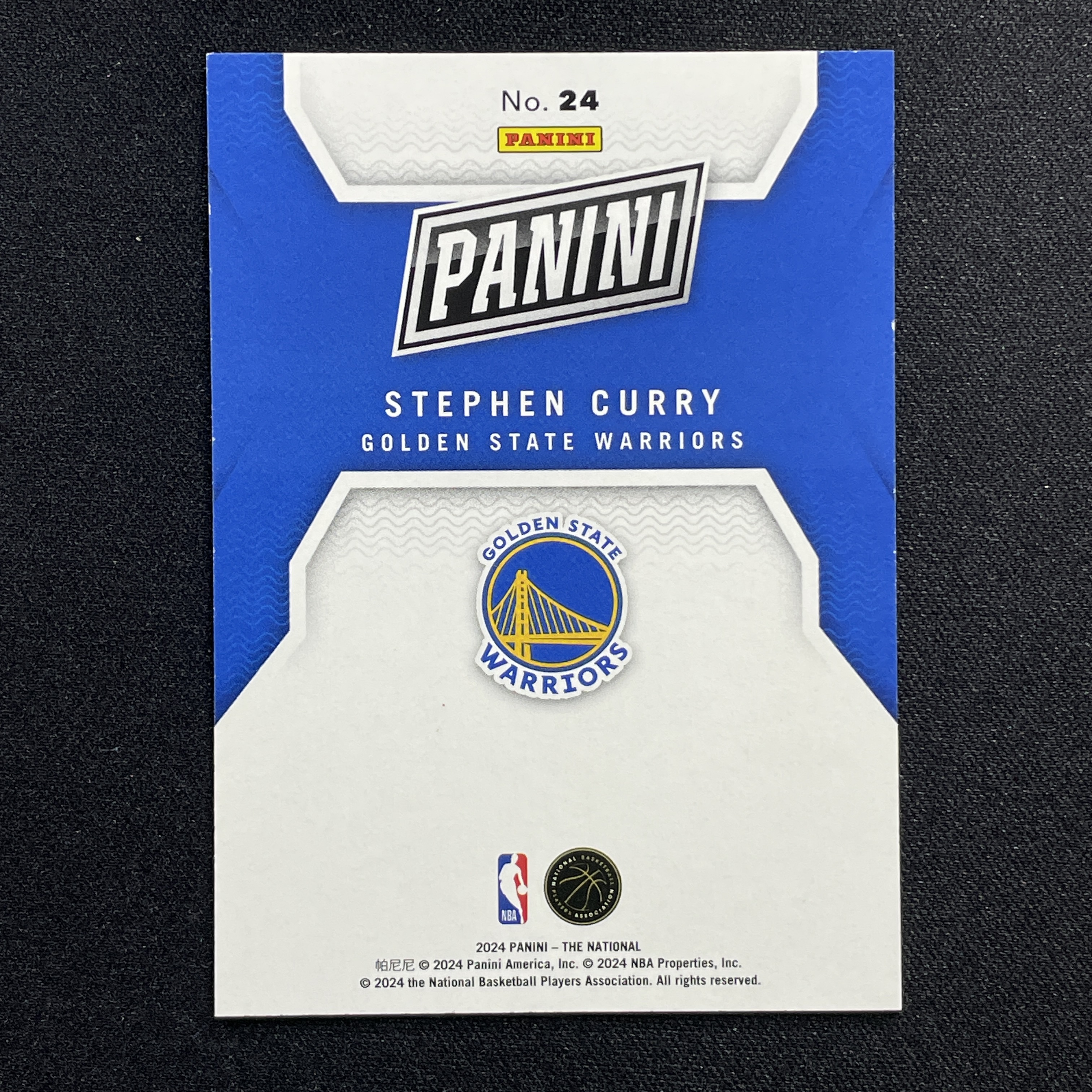 young熊猫 2024 Panini The National 国展包 Stephen Curry 斯蒂芬 库里 勇士 base 小学生 萌神 瑕疵如图-纪-24