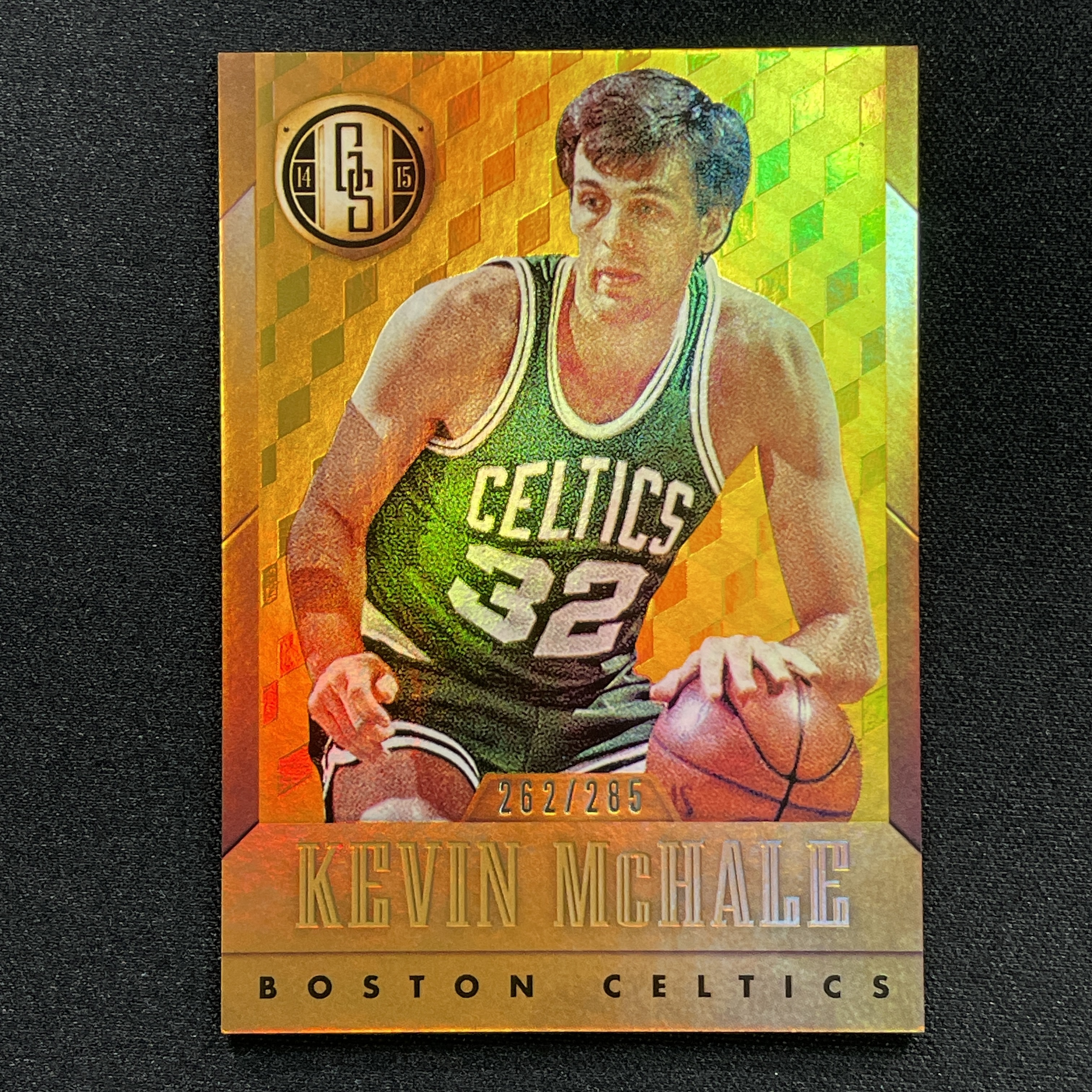 young熊猫 2014-15 Panini Gold Standard 金砖 Kevin McHale 凯文 麦克海尔 凯尔特人 /285编 折射-阳-25