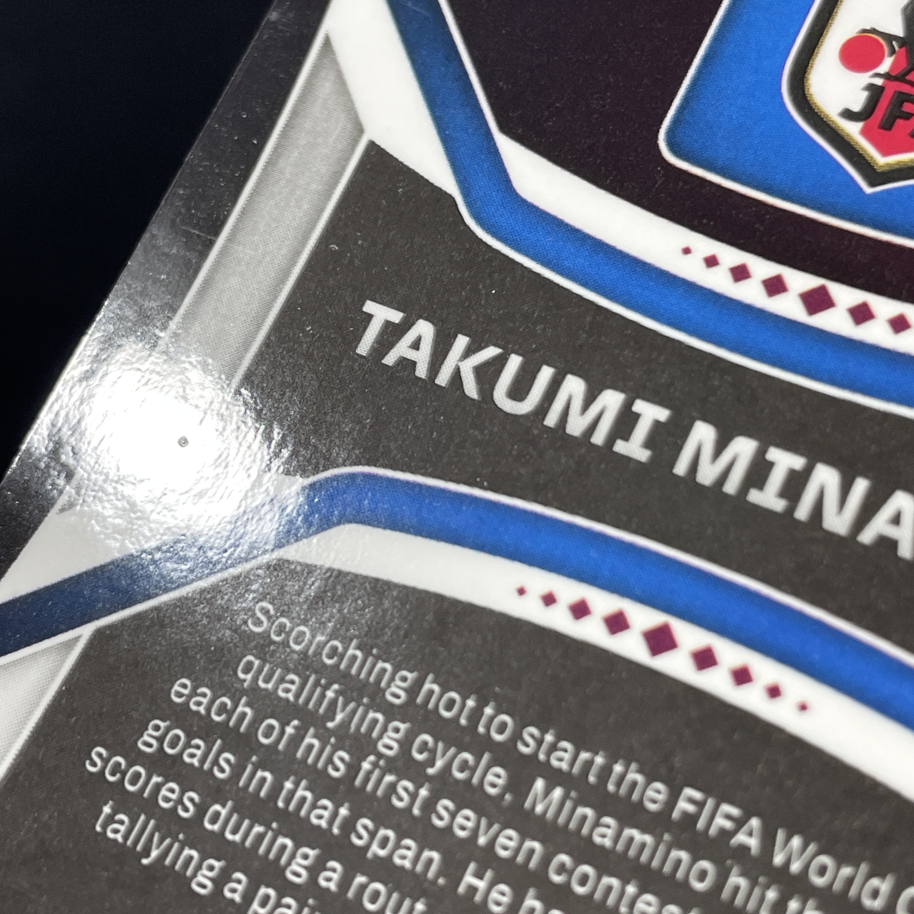 young熊猫 2022 Panini Prizm FIFA World Cup Qatar 2022世界杯 日本 南野拓实 Takumi Minamino 06/10编 金脉冲折 折射 瑕疵如图-阳-25