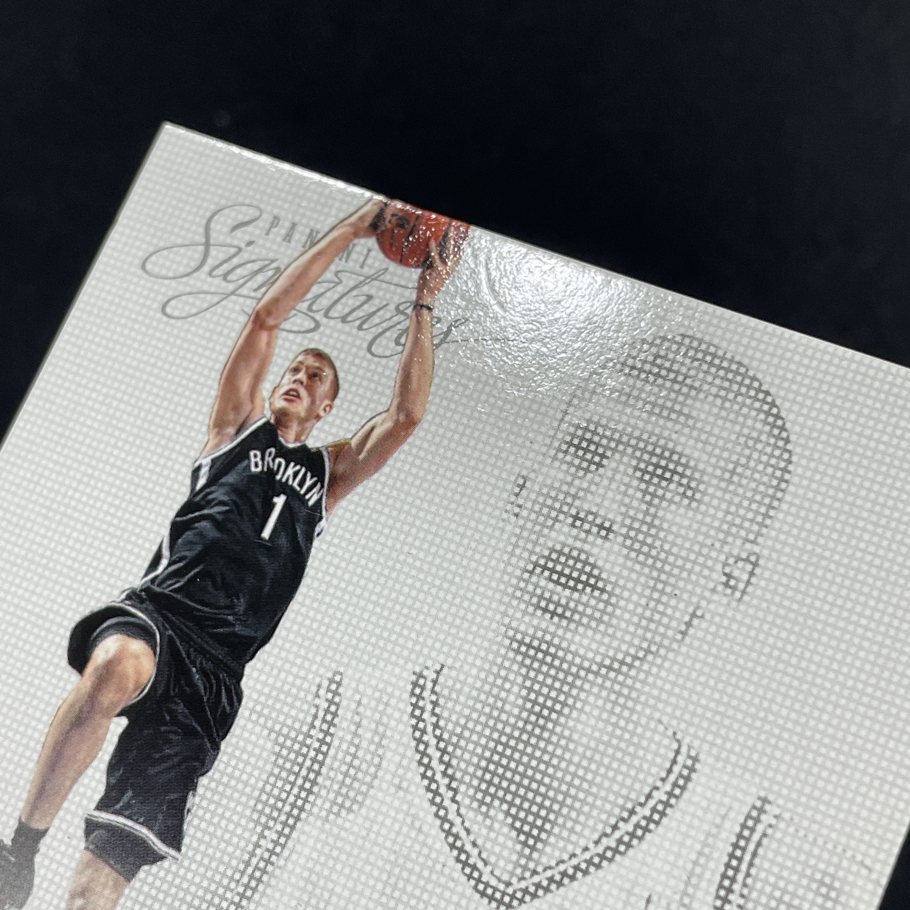 young熊猫 2013-14 Panini Signatures 梅森 普拉姆利 Mason Plumlee 篮网 新秀 RC 1/1编 one of one  签字 瑕疵如图-阳-25