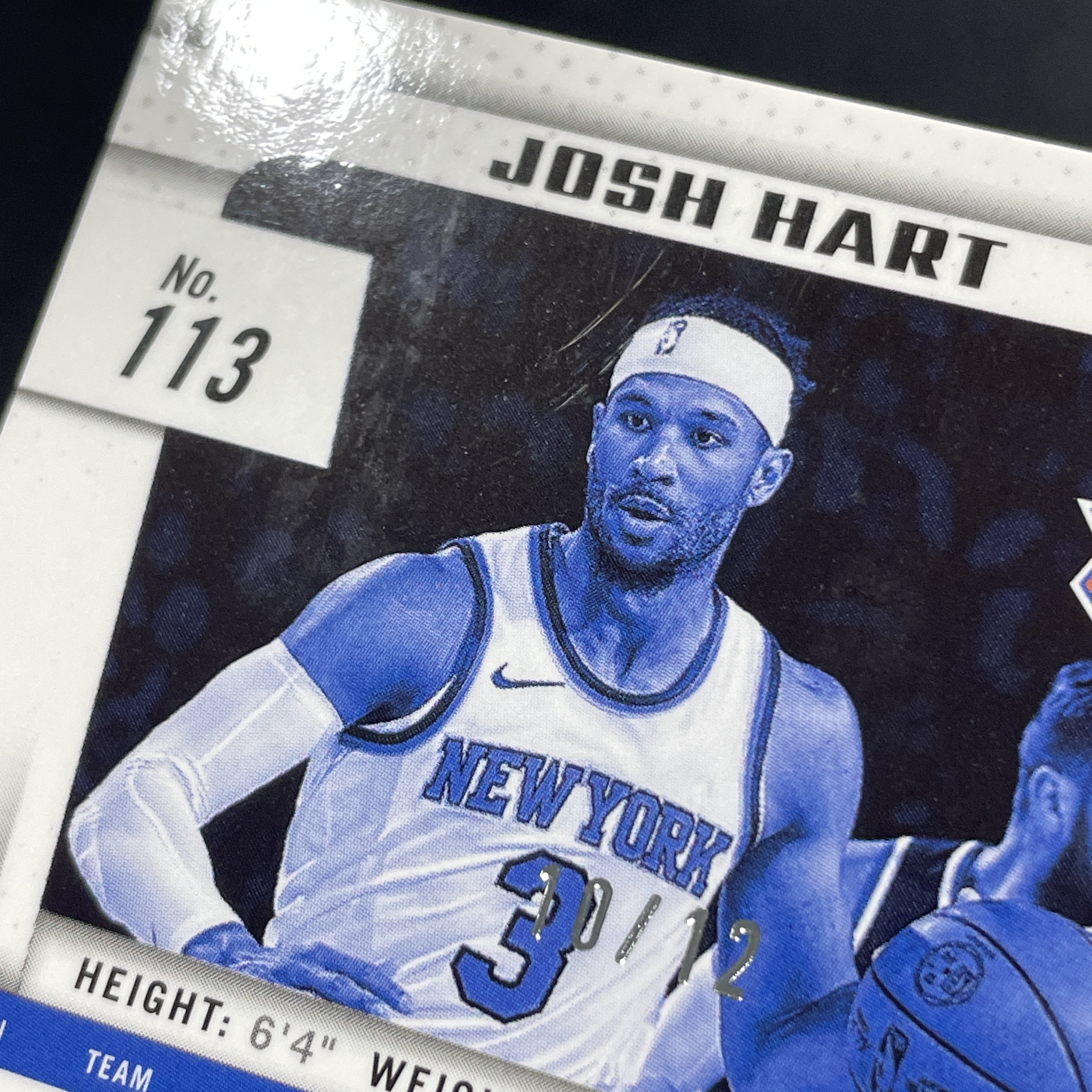young熊猫 2024-25 Panini Prizm Deca pz Josh Hart 约什 哈特 尼克斯 10/12编 绿shimmer折 折射 瑕疵如图-阳-25